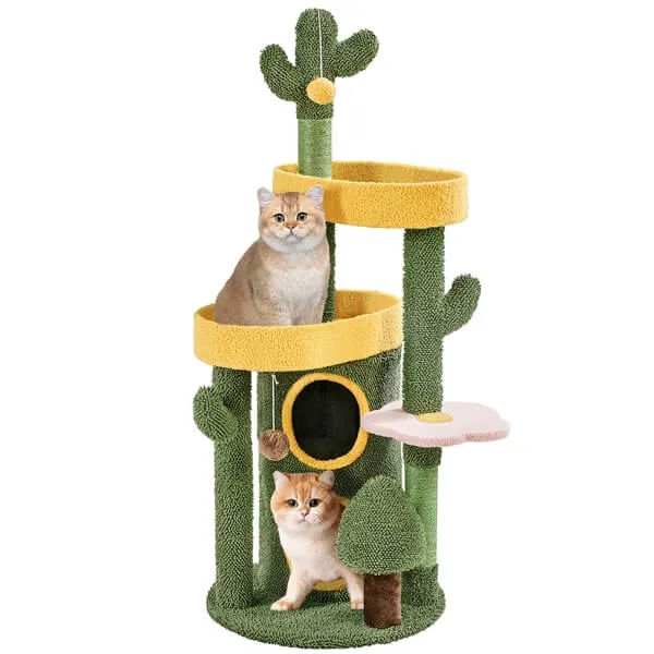 Yaheetech 48.5″ H Oasis-themed Cat Tree