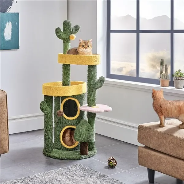 Yaheetech 48.5″ H Oasis-themed Cat Tree