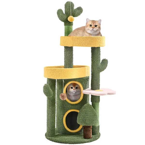 Yaheetech 48.5″ H Oasis-themed Cat Tree