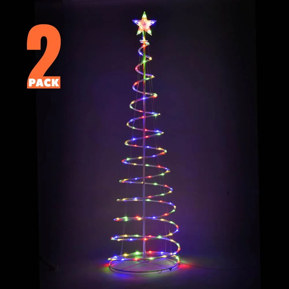 Yescom 6' Spiral Outdoor Xmas Tree USB Powered